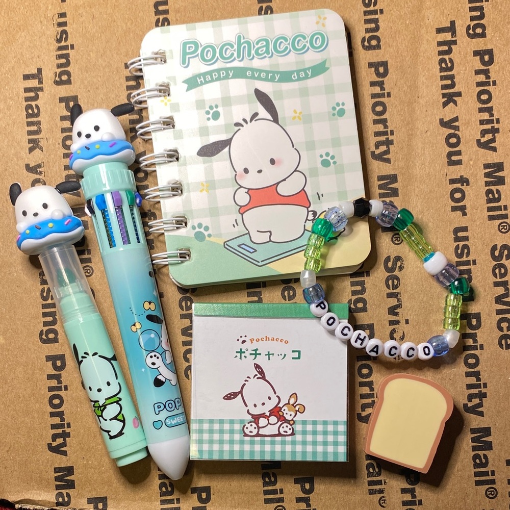 Sanrio Pochacco Stationery and Accessory Set